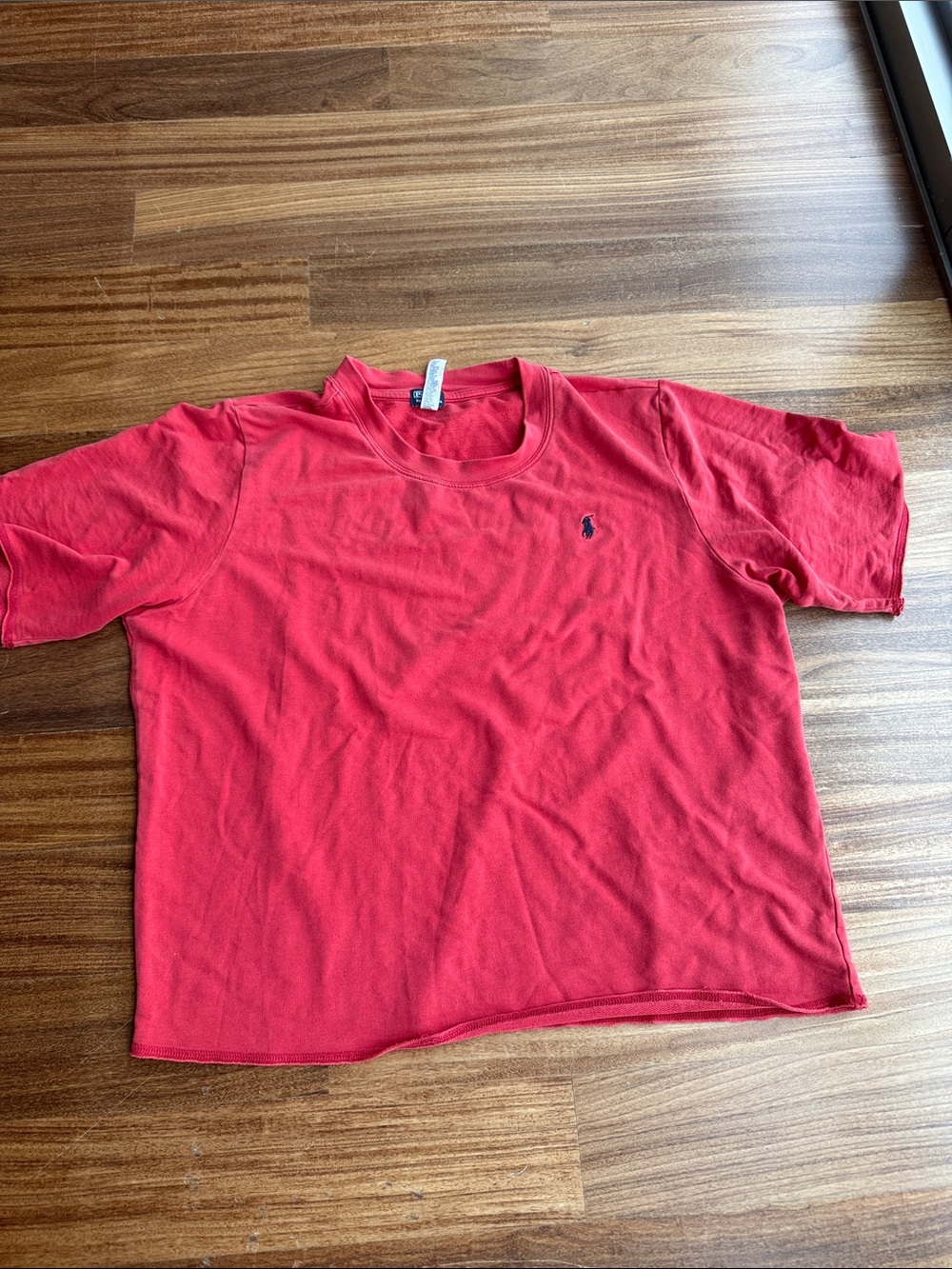 Red Polo Ralph Lauren Crewneck Lounge Shirt